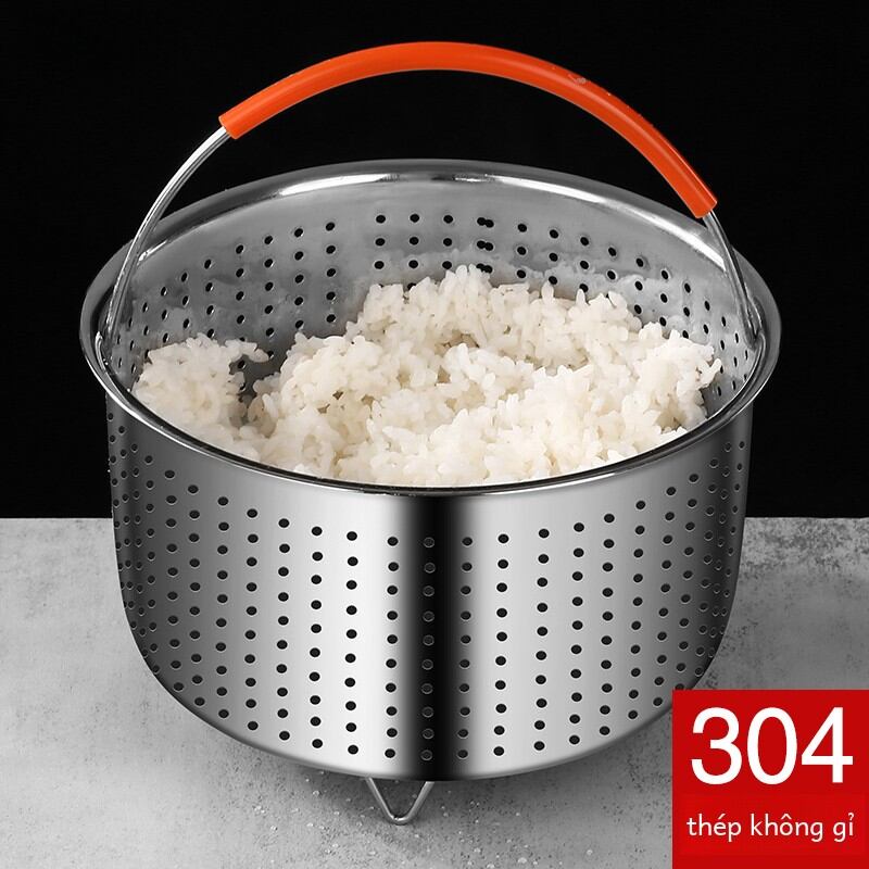 Sử Dụng Tại Nhà Nồi Tách Gạo Hấp Có Đường Thấp Thép Không Gỉ Canh Gạo Nồi Cơm Điện Nồi Hấp Lưới Hấp Bằng Thép Không Gỉ