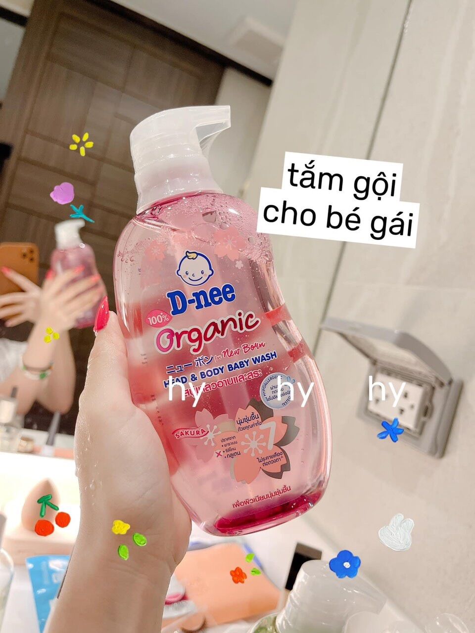 sữa tắm gội dnee kids thái lan