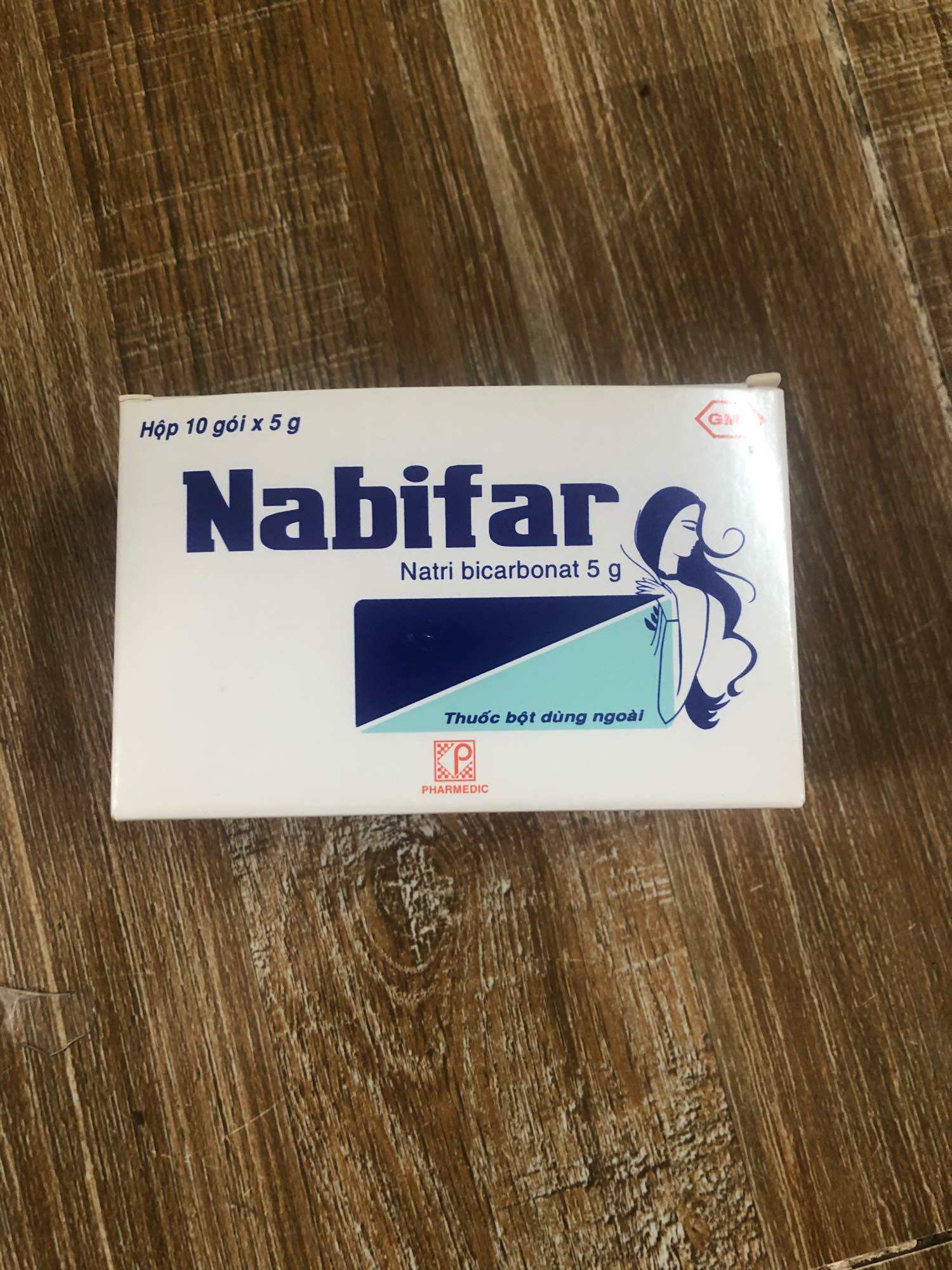 Gói muối vệ sinh phụ nữ Nabifar -Hộp 10 gói
