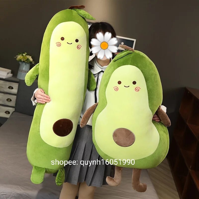 GẤU bông gối ôm Bơ dài 65cm siêu mềm mịn