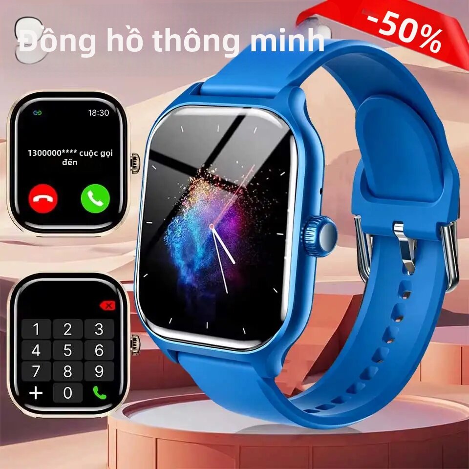 Đồng Hồ Thông Minh Mới 2026 Dành Cho Nam Và Nữ Cuộc Gọi Bluetooth Nhắc Nhở Tin Nhắn Theo Dõi Sức Khỏe 24 Giờ Theo Dõi Sức Khỏe Đồng Hồ Thông Minh Quà Tặng