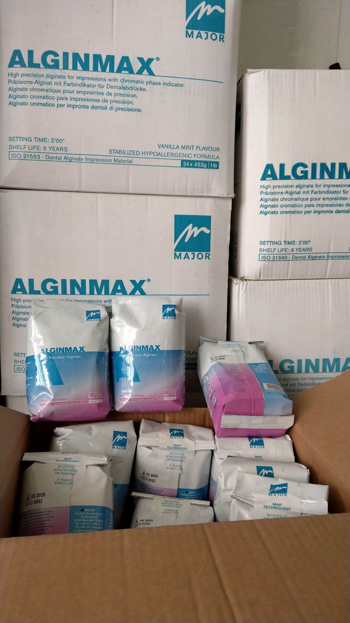 BỘT LẤY DẤU ALGINMAX.  (Ý) BỘT LẤY DẤU NHA KHOA,ĐÚC TƯỢNG.