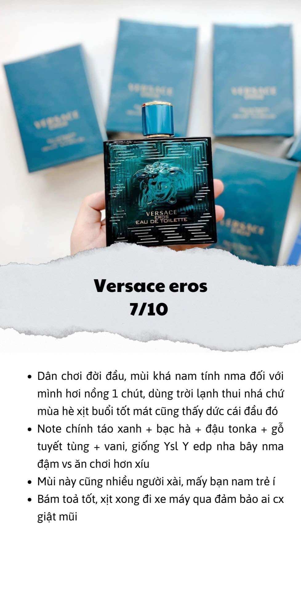 [Auth] Nước Hoa Chiết Versace Eros