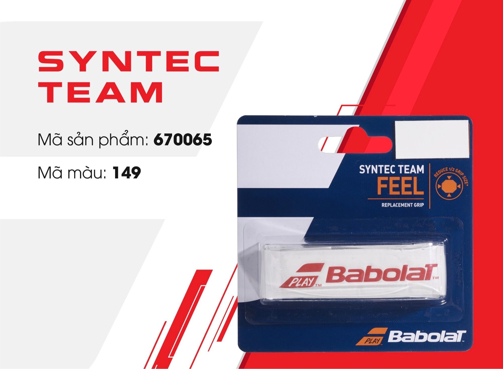 Babolat Syntec Pro - quấn cốt trắng/đen