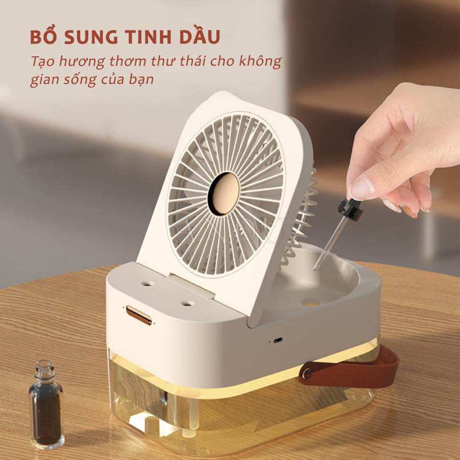Quạt mini phun sương ( hàng chính hãng )