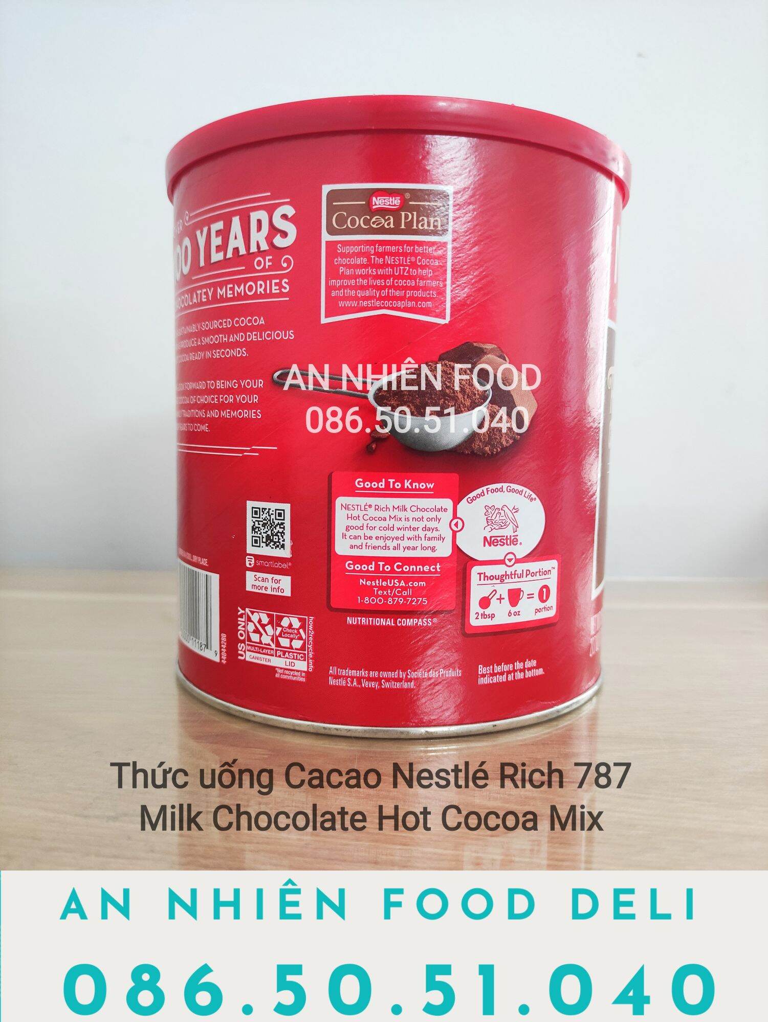 Bột Pha Socola Sữa Nestlé Thức uống Chocolate Milk Rich