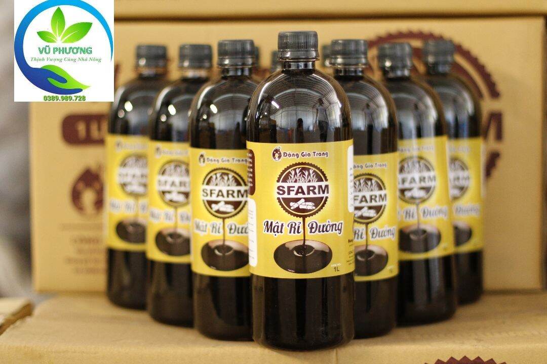 Mật Rỉ Đường Nguyên Chất Sfarm Chai 1 lít