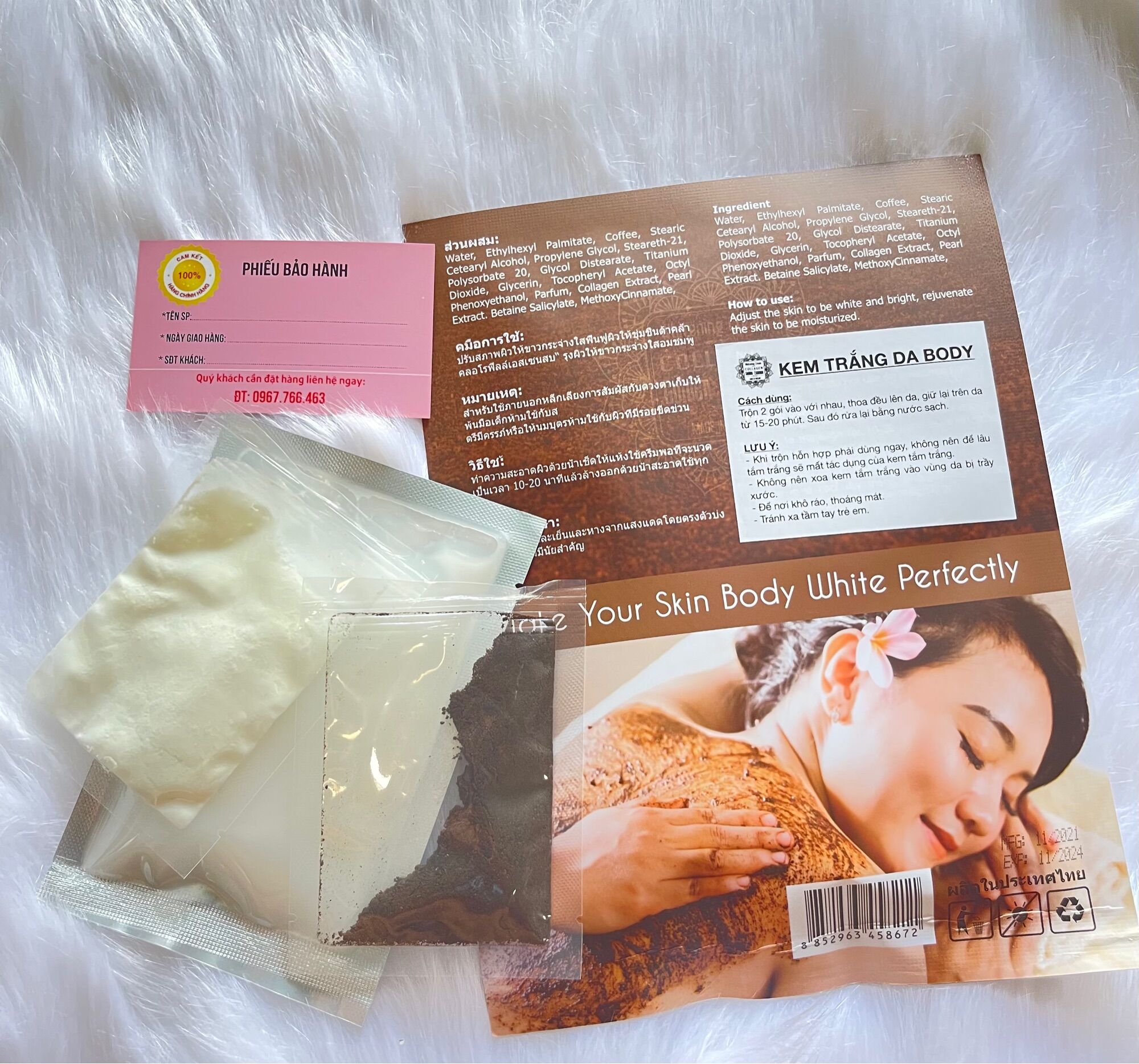 Tắm trắng Cafe siêu trắng