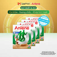 [Voucher giảm đến 16%][FREESHIP 0Đ TOÀN QUỐC] Combo 4 Sữa Bột Anlene Hương Cà Phê Dạng Gói Tiện Lợi (8 Gói x 35G)