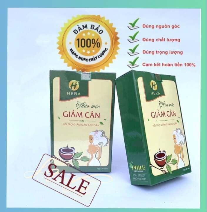 Trà giảm cân hera plus dạng viên [ Giảm Mạnh