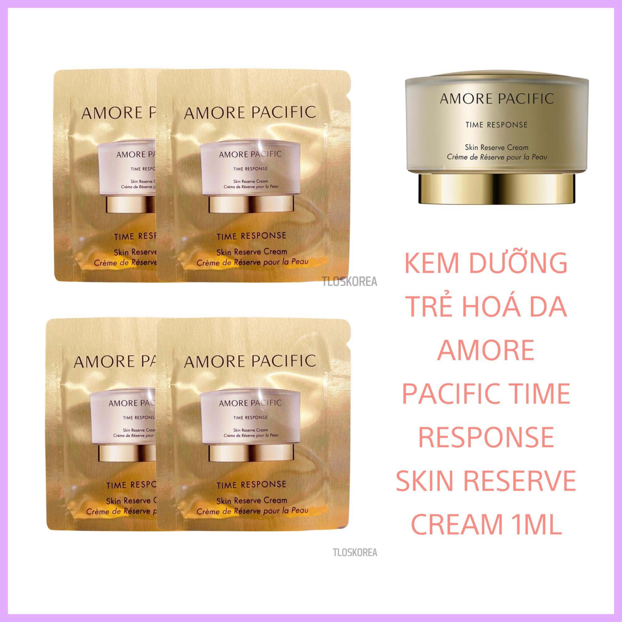 1 gói/  10 Gói  Kem Dưỡng Cao Cấp  Amore Pacific Time Response Skin Reserve Creme 1ml - Siêu Cao Cấp Tái Sinh/ Trẻ Hoá Da - ( Lọ Full 11 Triệu)