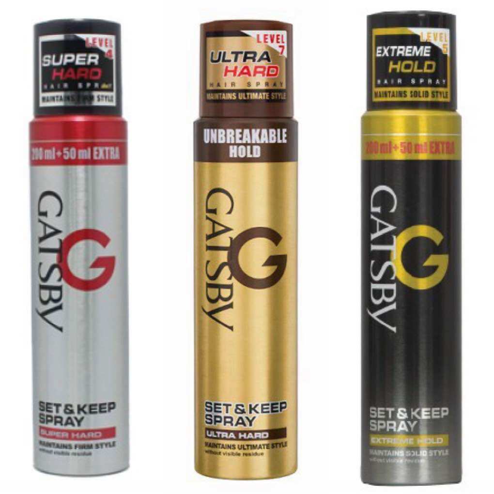 Gôm xịt giữ nếp tạo kiểu tóc gatsby 250ml