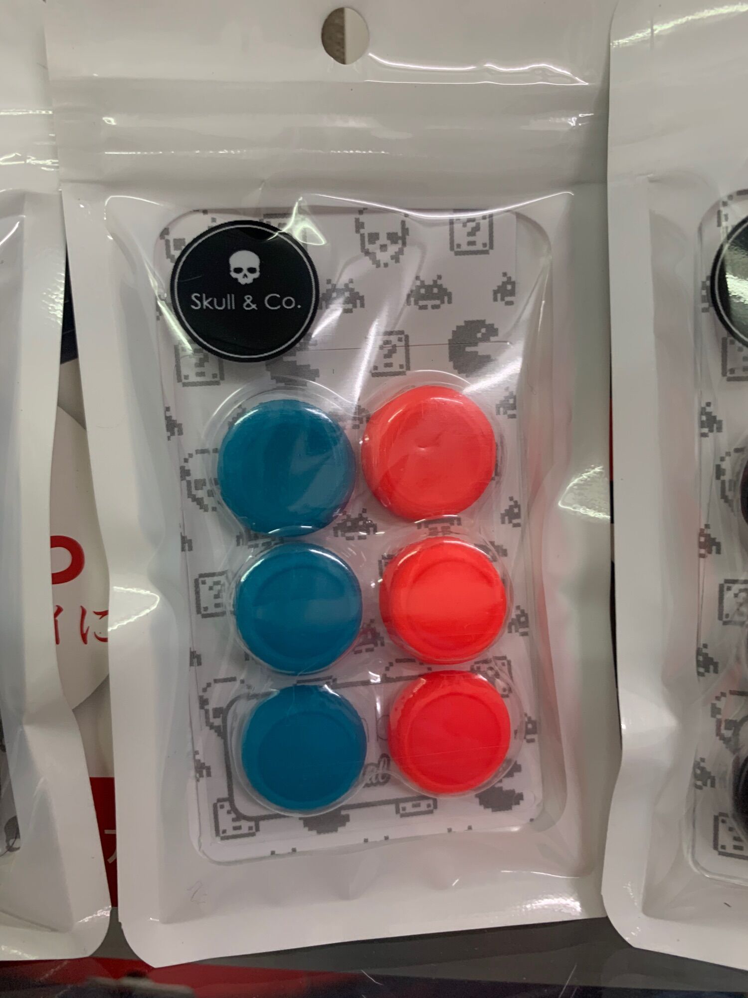 Skull & co - bọc analog dành cho joy-con , dán nút Nintendo Switch