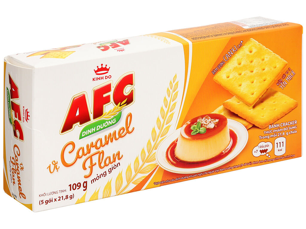 Bánh AFC Caramel Flan hộp 125gr