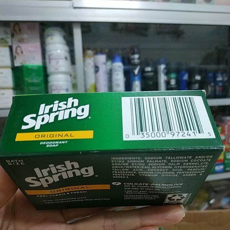 XÀ BÔNG CUC IRISH  SPRING 113G NHẬP KHẨU CANADA THƠM LỪNG!