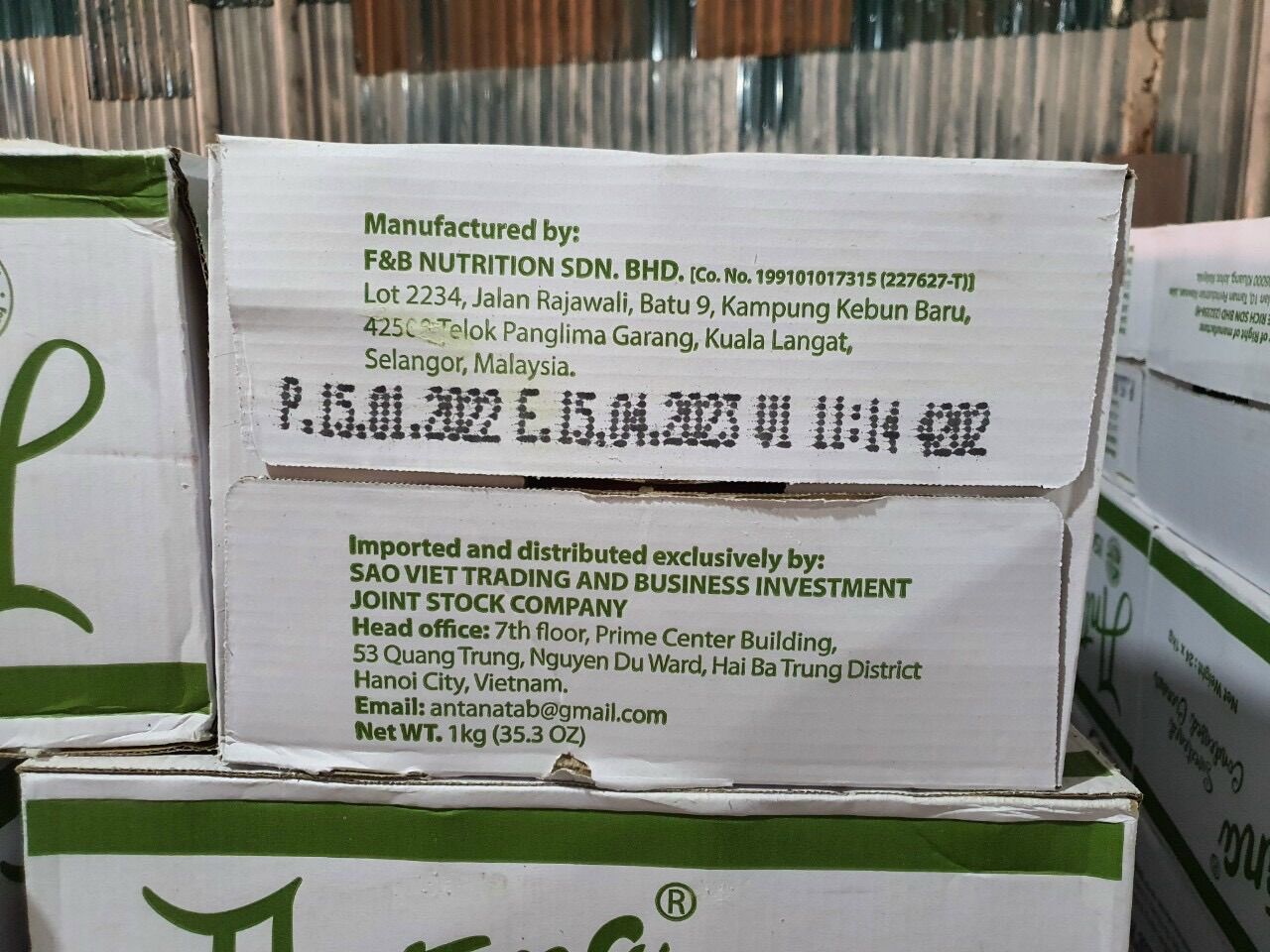 Sữa đặc ANTANA MALAYSIA