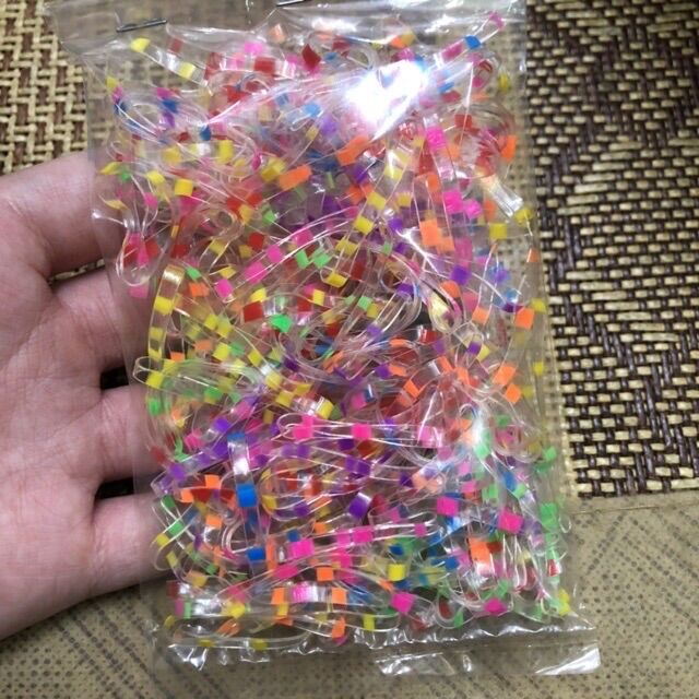 Bịch thun cột tóc đủ màu 20 gram