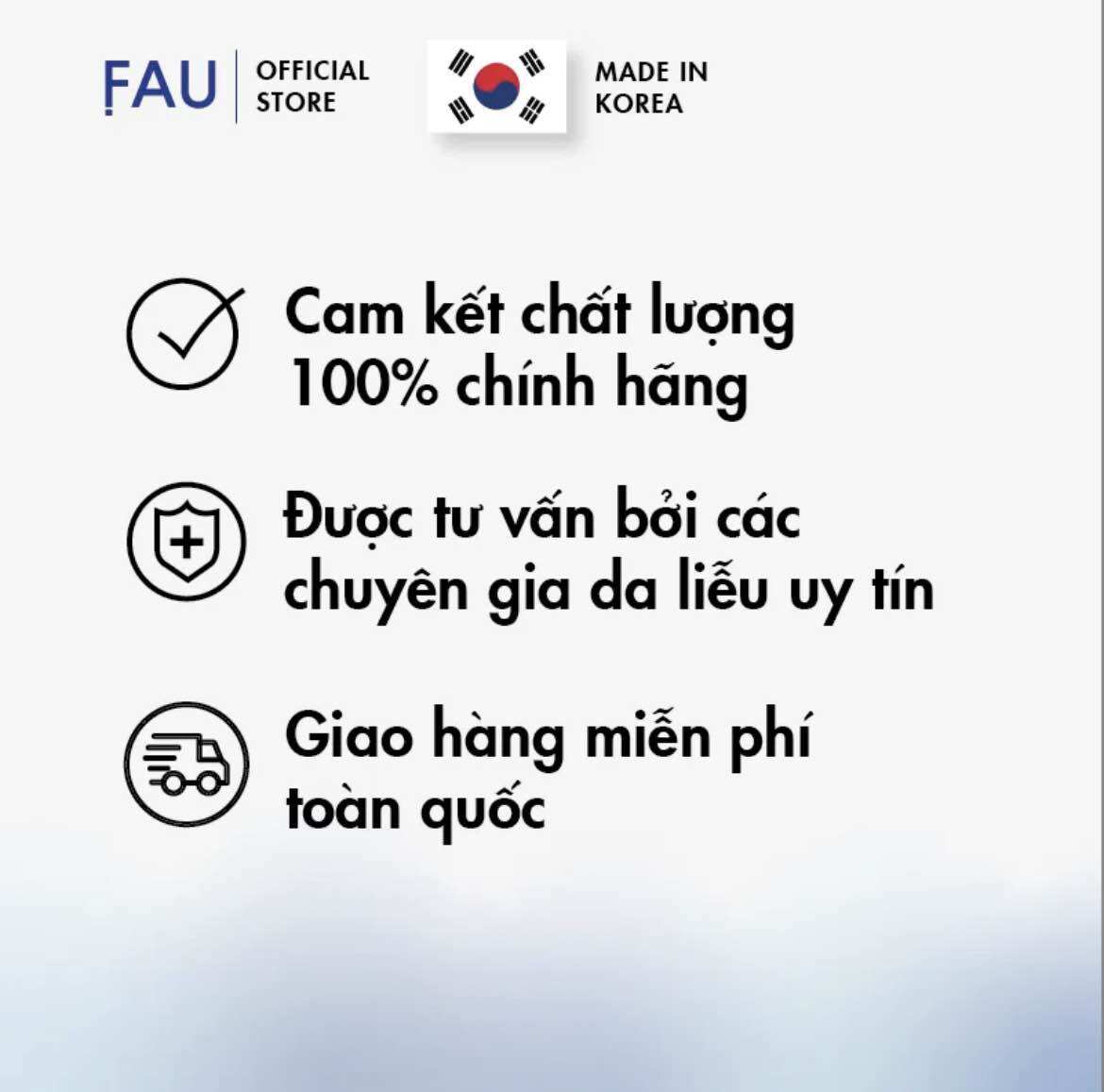 [FAU SOS Mask] – Mặt nạ làm lạnh, làm dịu, giảm đỏ (10 miếng/hộp)