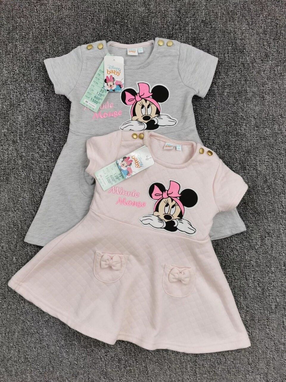 Váy Mickey 2 màu siêu xinh bé gái