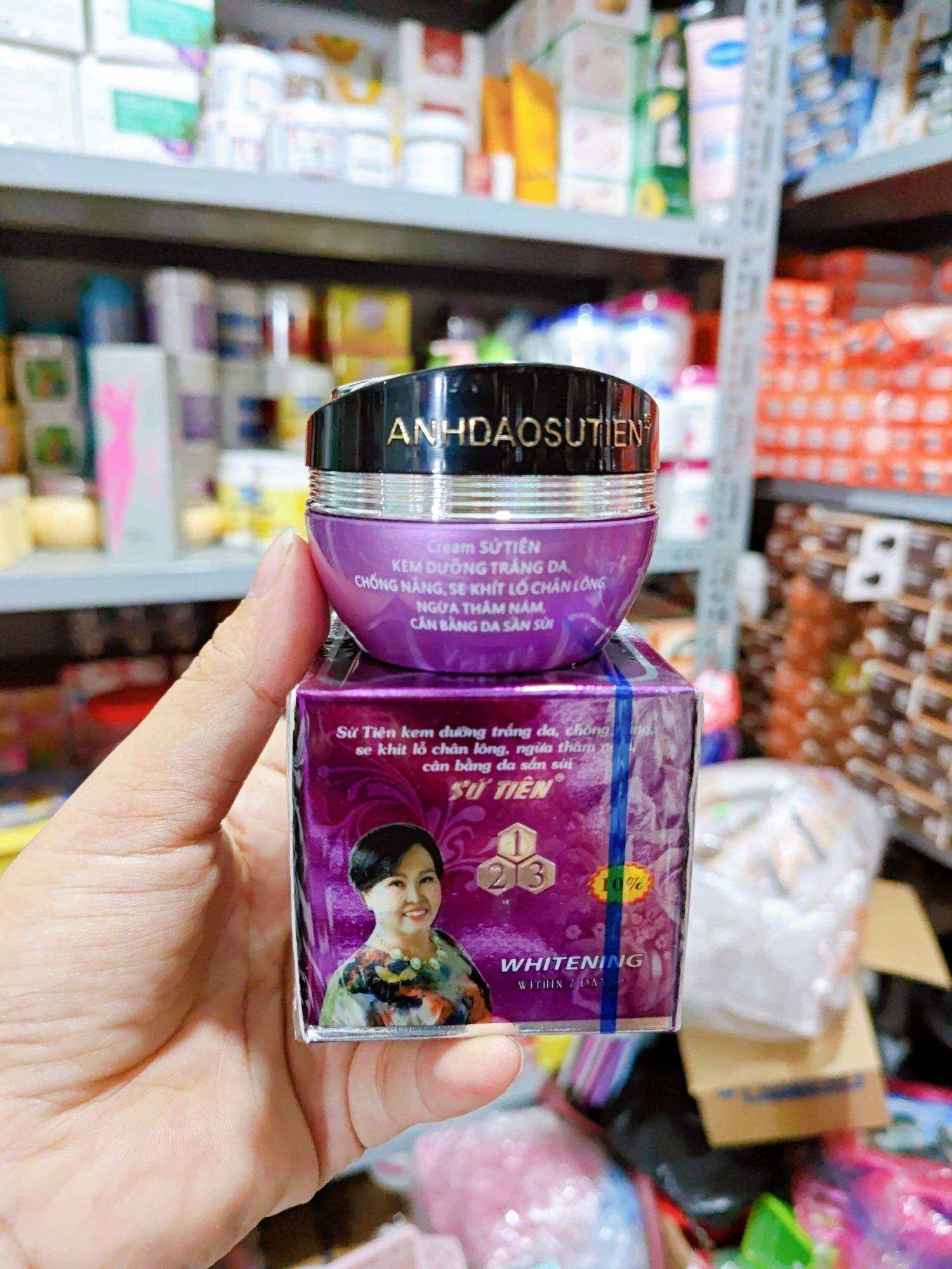 Kem Nám, Trắng Da Mờ Tàn Nhang SỨ TIÊN TÍM