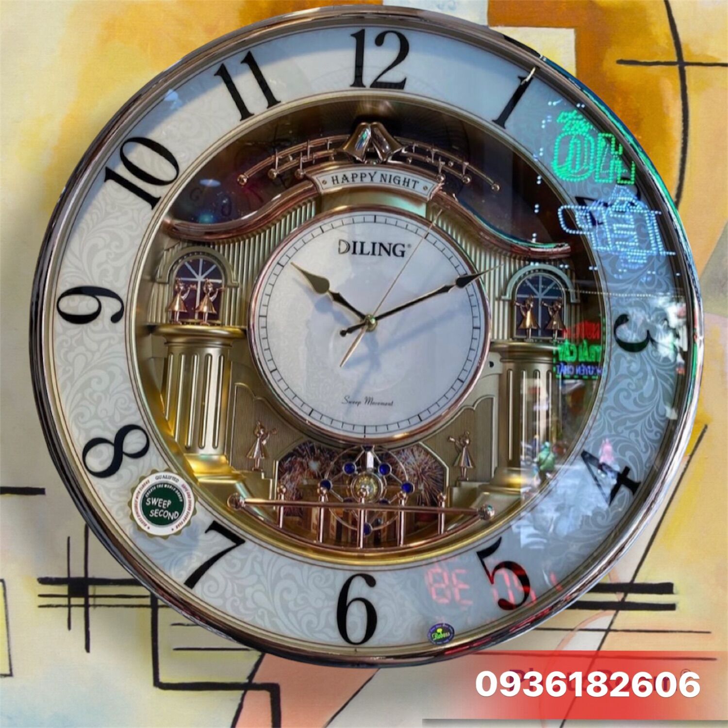 ĐỒNG HỒ TREO TƯỜNG QUẢ LẮC DILING