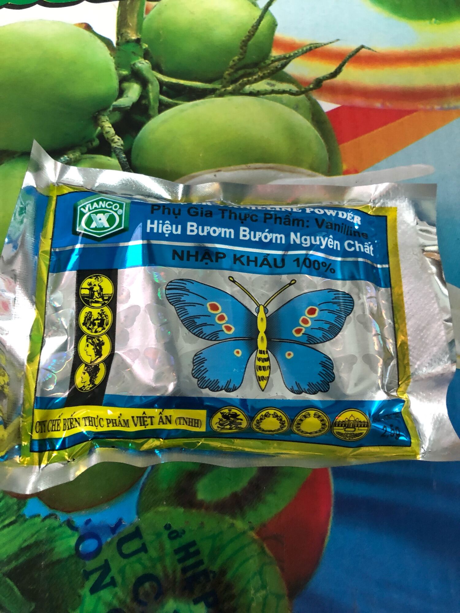 Vani Hiệu Bươm Bướm gói 10 ống