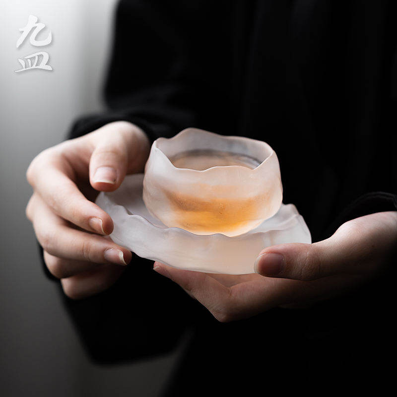 Cốc Trà Lưu Ly Cửu Châu Lót Cốc Đơn Cốc Trà Kiểu Nhật Cốc Uống Trà Dụng Cụ Uống Trà Kungfu Cốc Uống Trà Chủ Nhân Mờ Cho Nữ