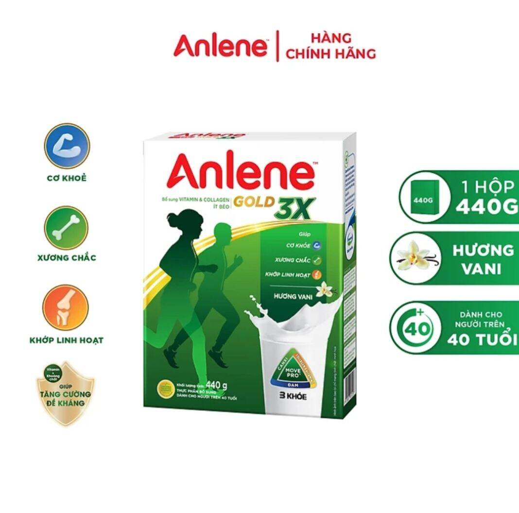 Sữa Bột Anlene Gold Hộp Giấy 440 gr