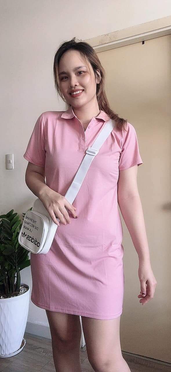 [Ảnh thật] 50-90kg Bigsize ĐẦM THUN POLO SUÔNG