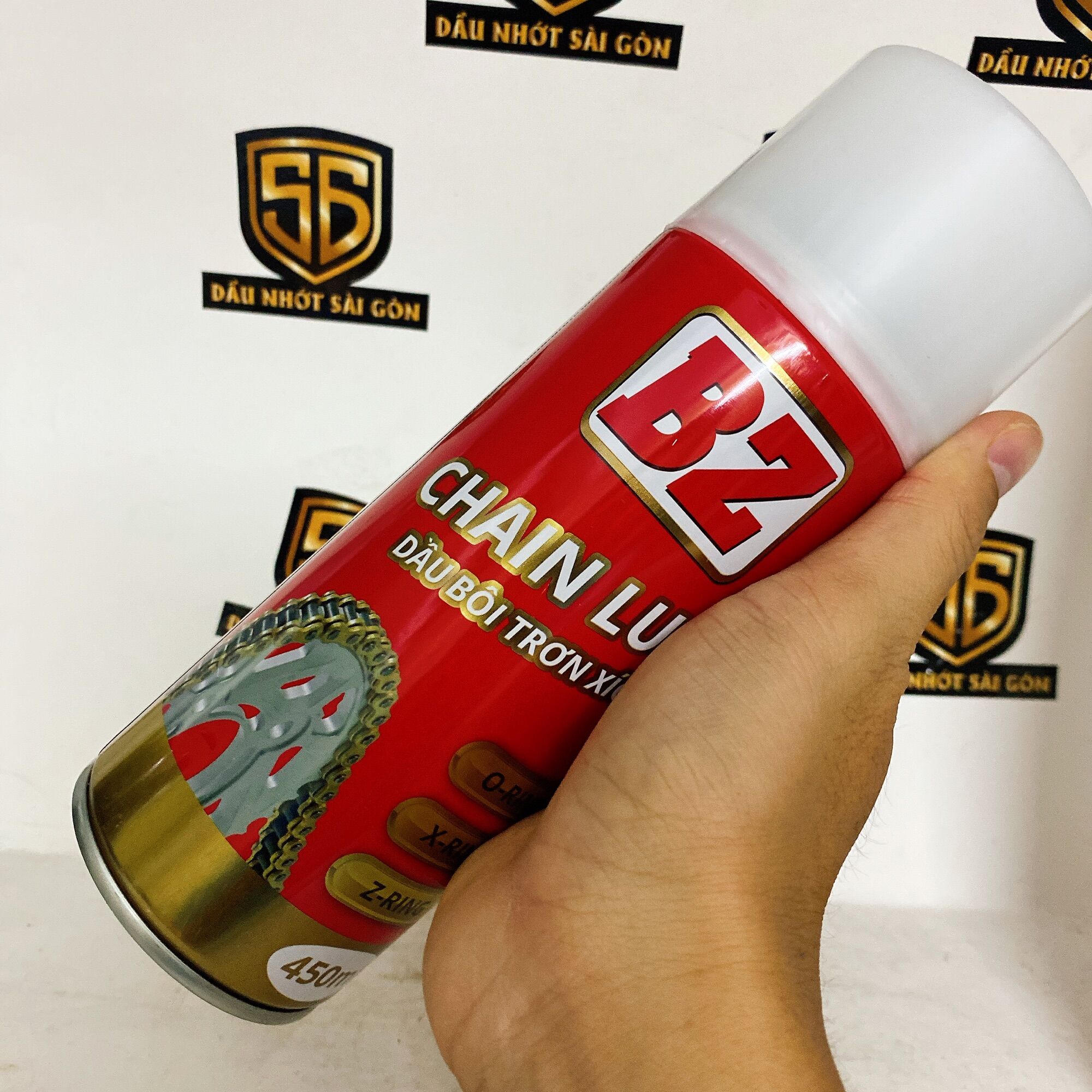 [HCM]Chai Xịt Dưỡng Sên BZ CHAIN LUBE 450ml