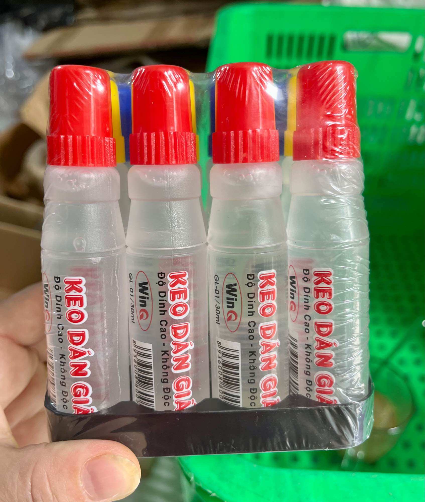 💥 Lố 12 Chai HỒ Nước WIN Dán Giấy (30ml)