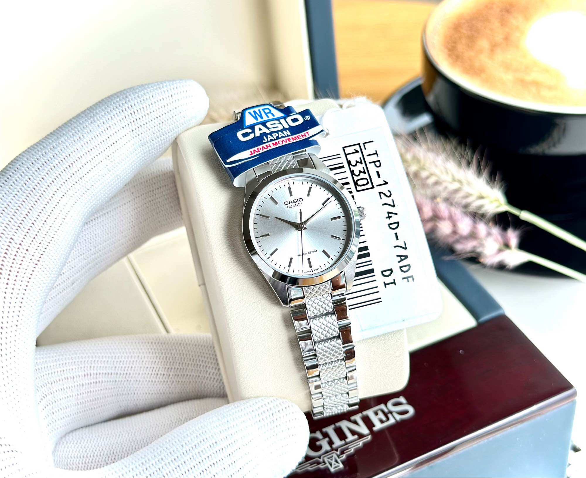 Đồng Hồ Nữ Casio Japan Dây Thép LTP-1274D-7A