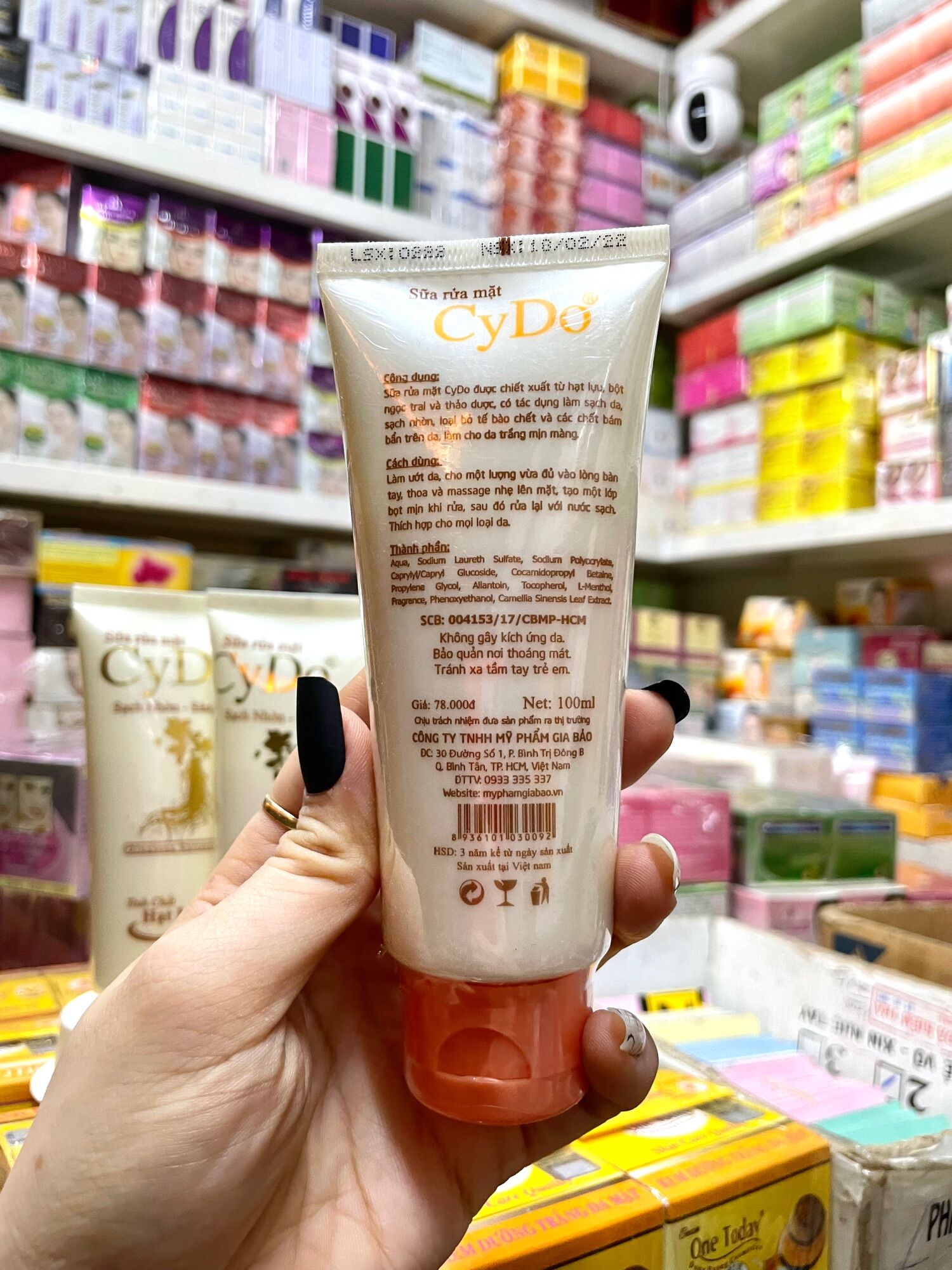 (Sỉ) Sữa rửa mặt Cydo sạch nhờn sáng da 100ml