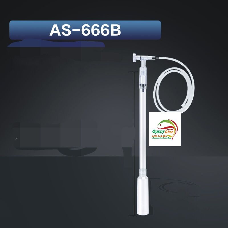 Máy hút cặn hồ cá as - 666b - dụng cụ vệ sinh hồ cá thuỷ sinh
