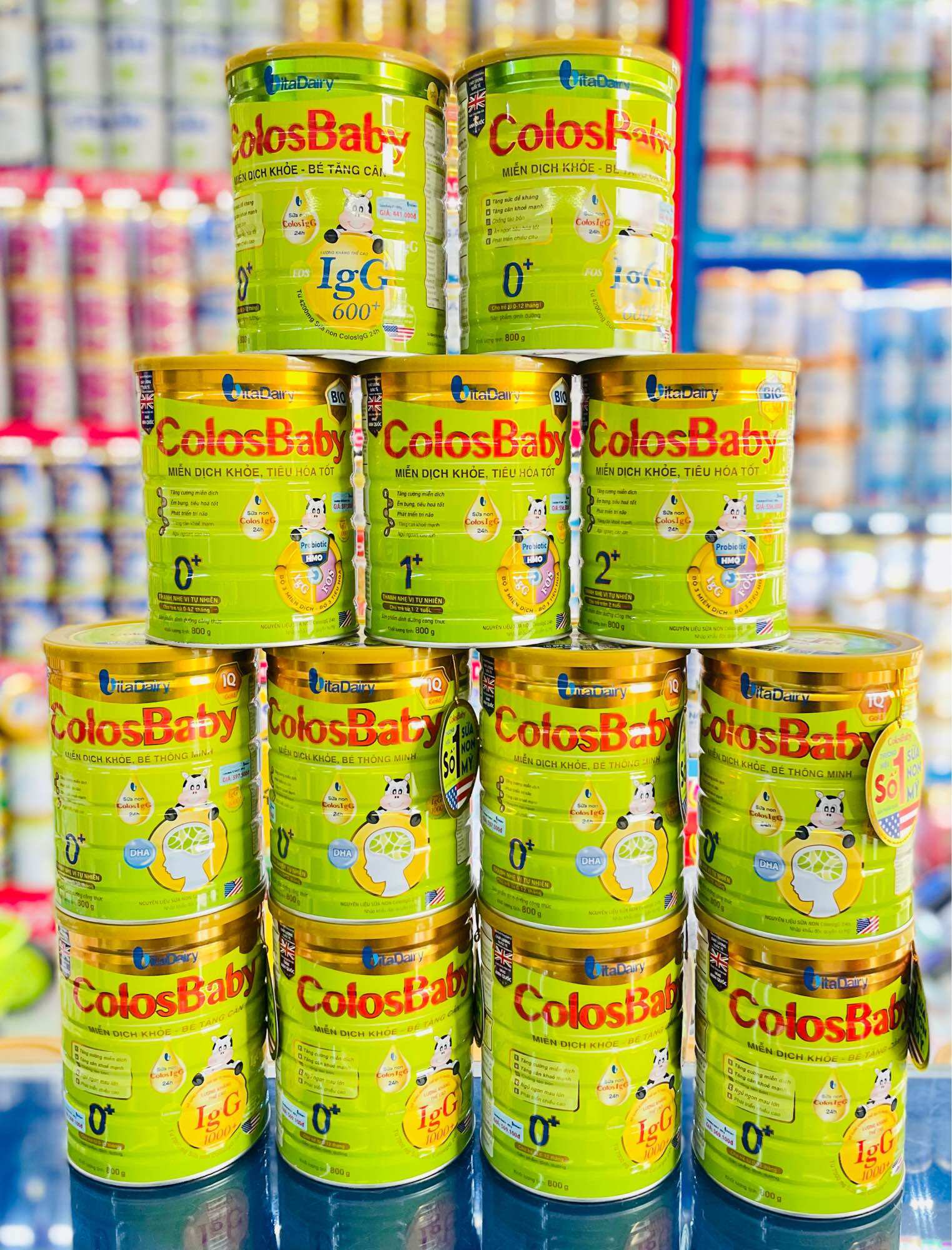 Sữa bột Colosbaby IQ 0+ 800g (Cam kết chính hãng, Date mới)