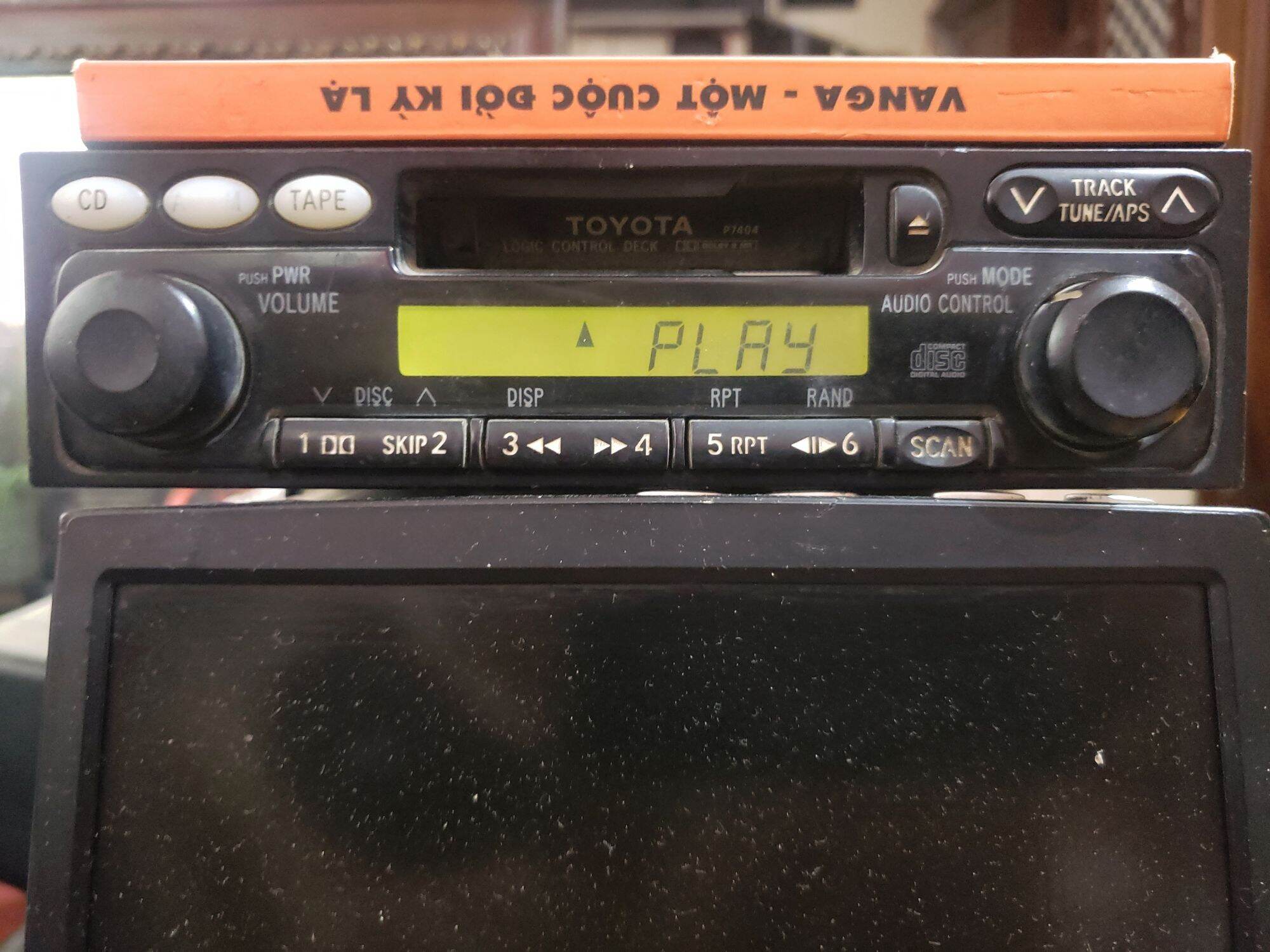 Đầu phát nhạc tape 1 din toyota model 1998 2002