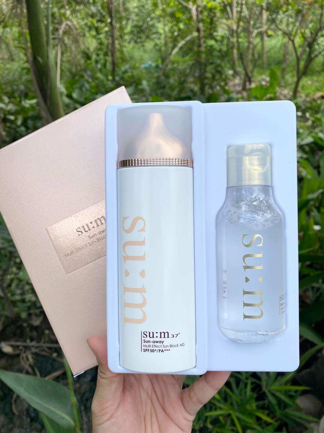 Set chống nắng nâng tone Sum multi 100ml