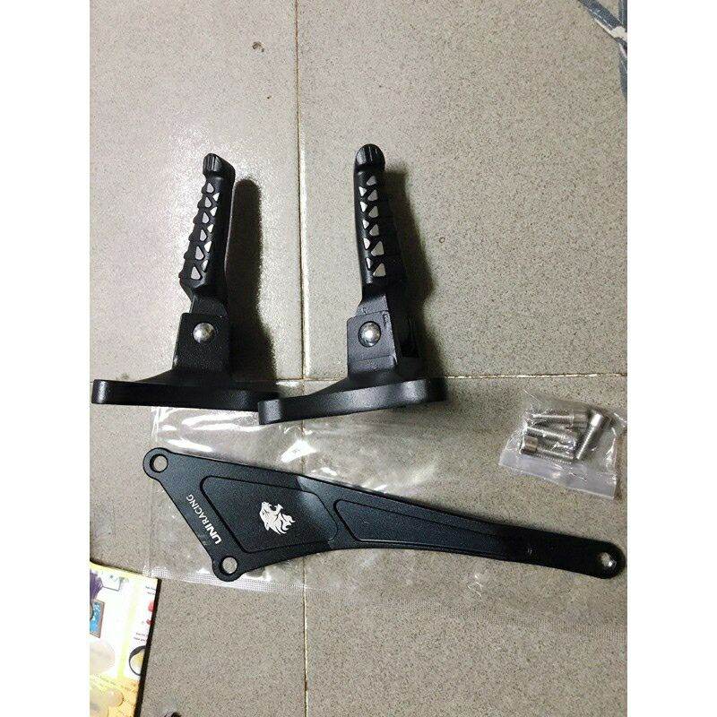 Gác chân + bát cheo pô cnc lắp đặc ex150 và ex155