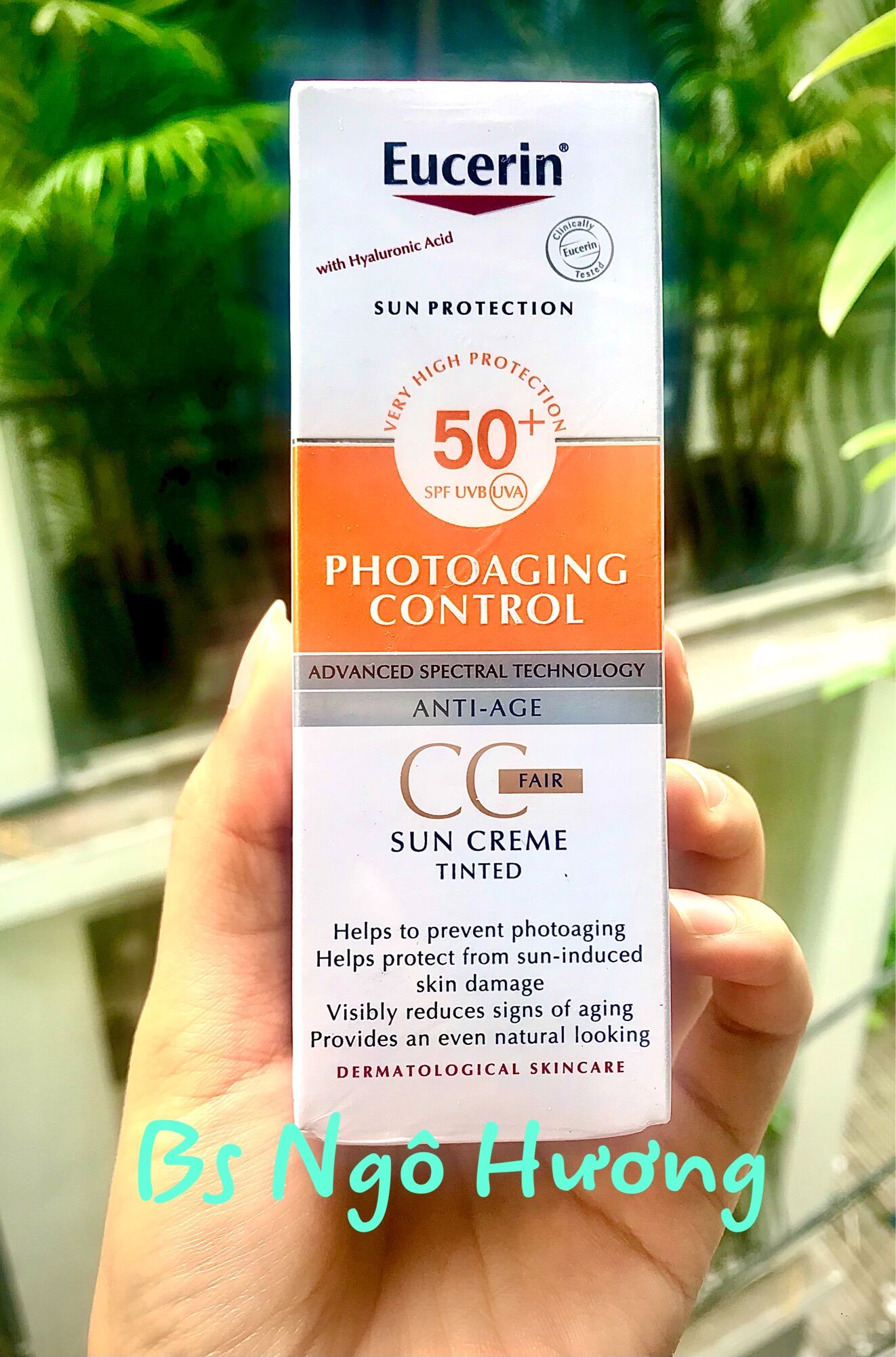 Kem chống nắng Eucerin oil control cho da dầu mụn , hỗn hợp thiên dầu . Dược mỹ phẩm chính hãng