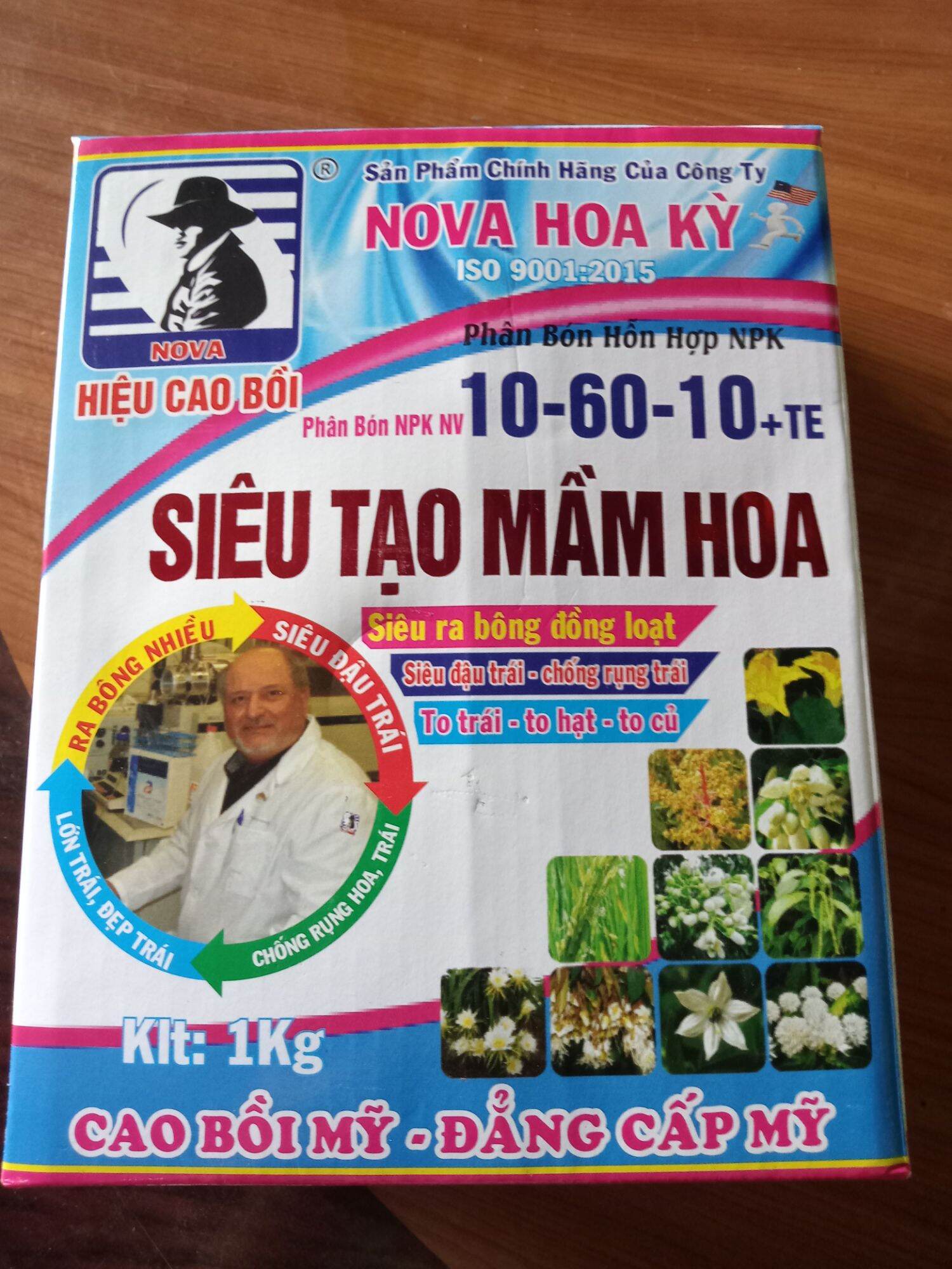 10-60_10 Nova Hoa kỳ, siêu tạo mầm hoa ( hộp 1kg , 1hop 10 gói 100g hoặc 4 gói 250g). 110₫