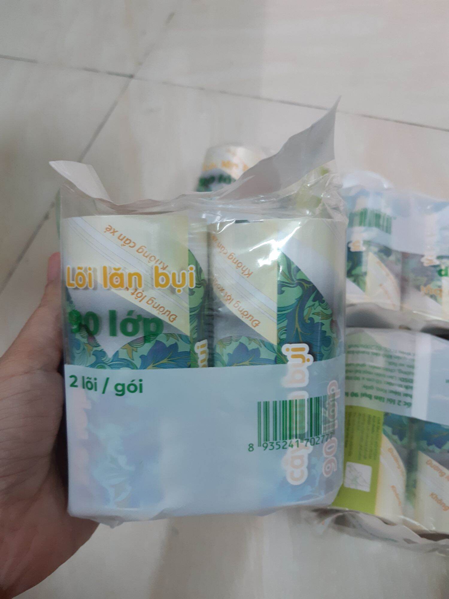 combo 10 Lõi lăn bụi 90 lớp(1loi) KHÔNG CÓ CÁNG