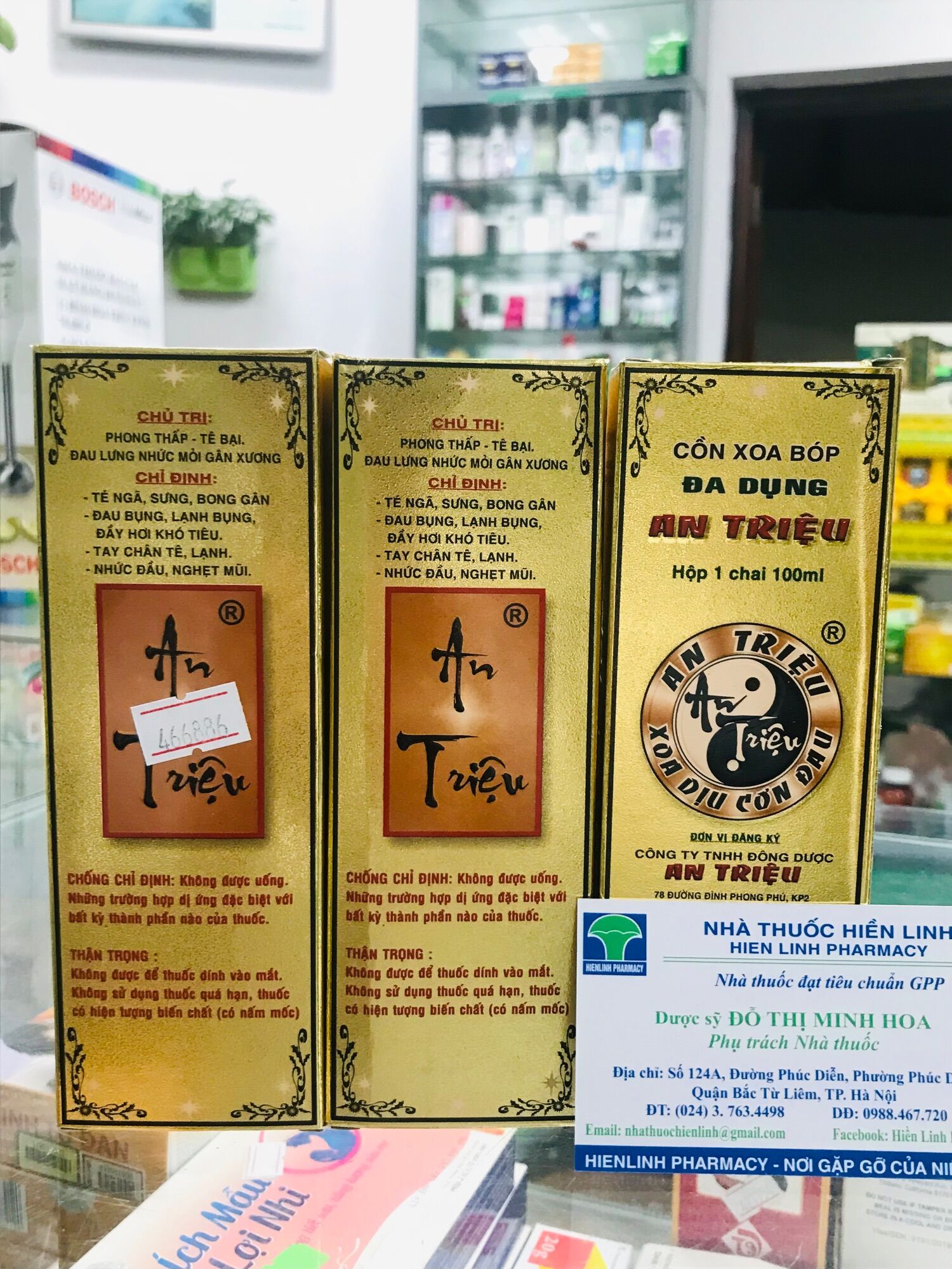 Cồn xoa bóp An Triệu 100ml