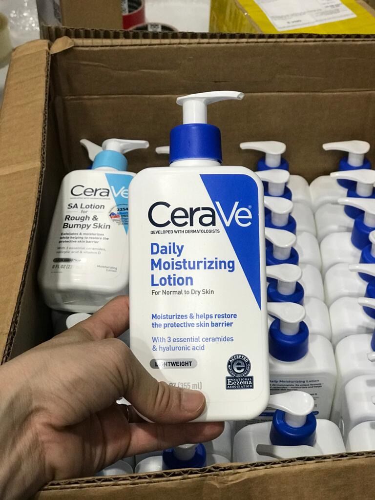 Lotion dưỡng ẩm Cerave Daily Moisturizing Lotion đủ size.