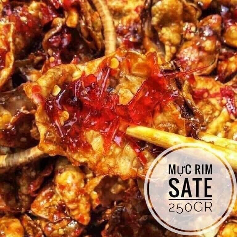 Mực rim sate cay hủ pet 250gr