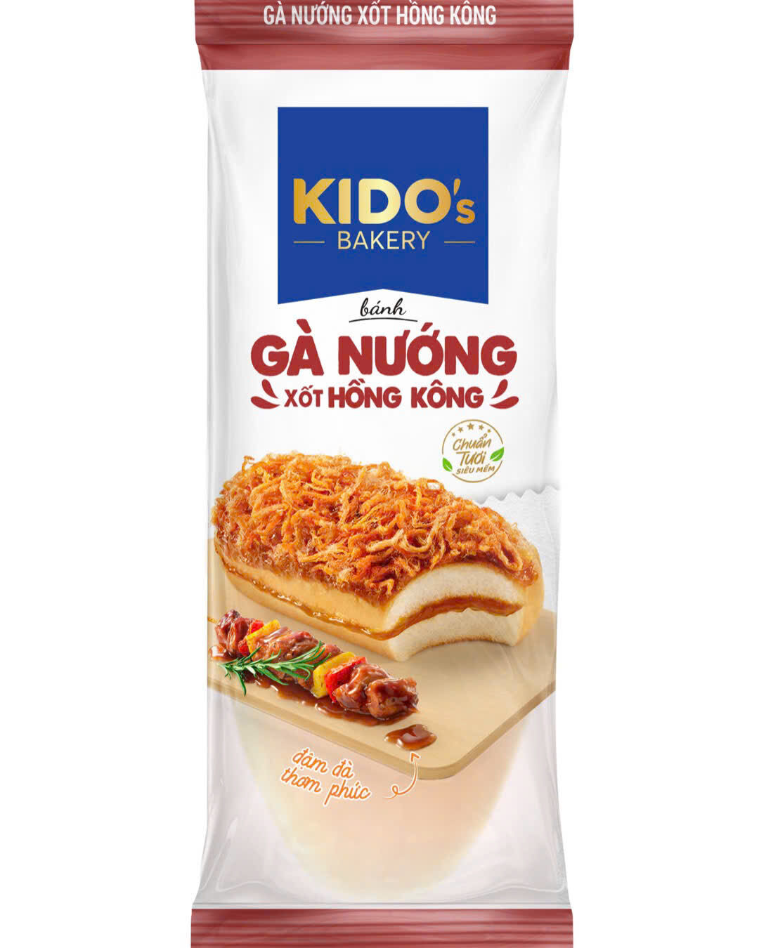 [combo 5c] bánh mì gà nướng sốt hồng công.kidos