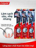 Colgate | Bàn Chải Răng Bảo Vệ Nướu Nhẹ Nhàng Có Than Hoạt Tính 3 Cây