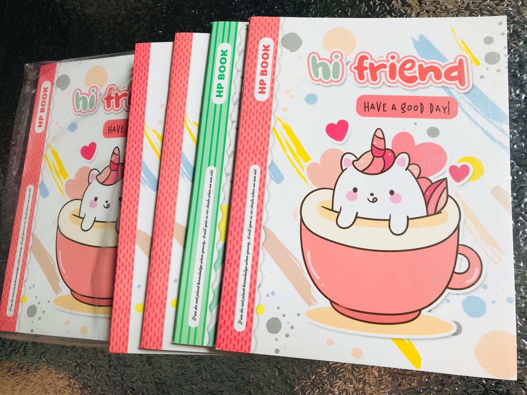 Set 5 Cuốn Vở 4 Ô ly Học sinh, Giấy dày (Có 2 Loại :96 trang và 200 Trang)