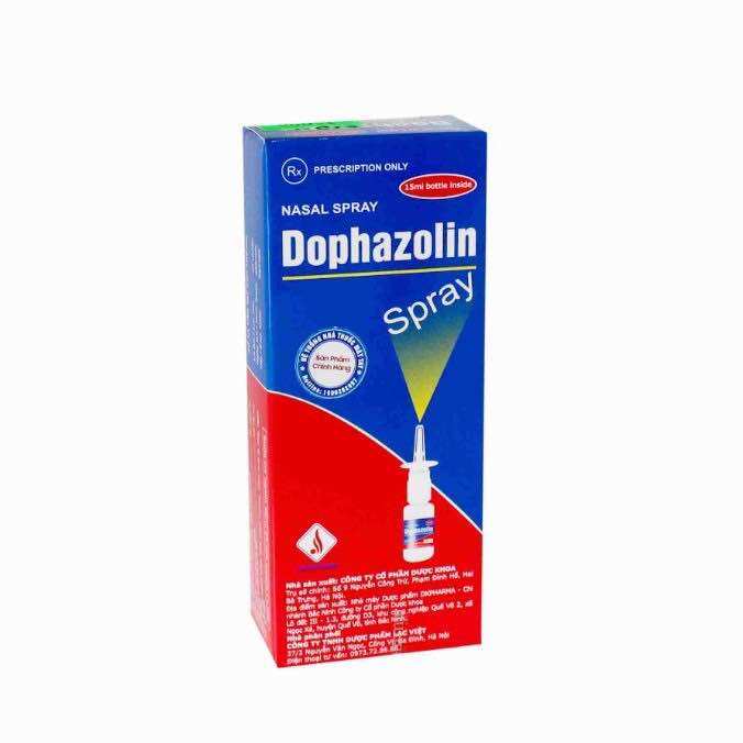 Xịt Mũi Dophazolin Spray lọ 15ml