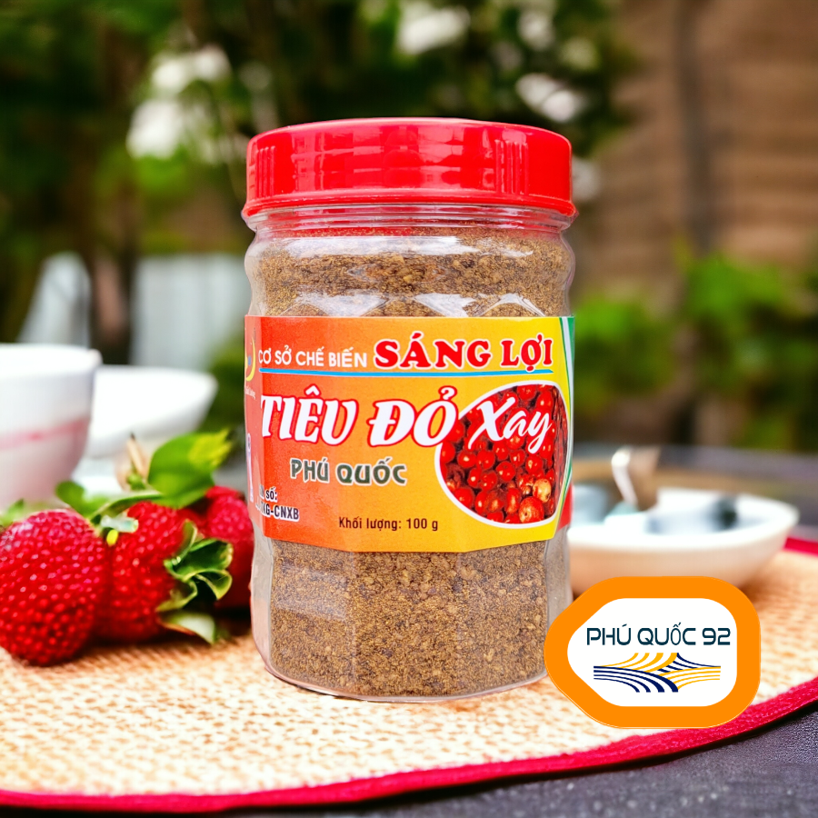 Tiêu Đỏ Xay Sẵn Phú Quốc (hủ 100g)