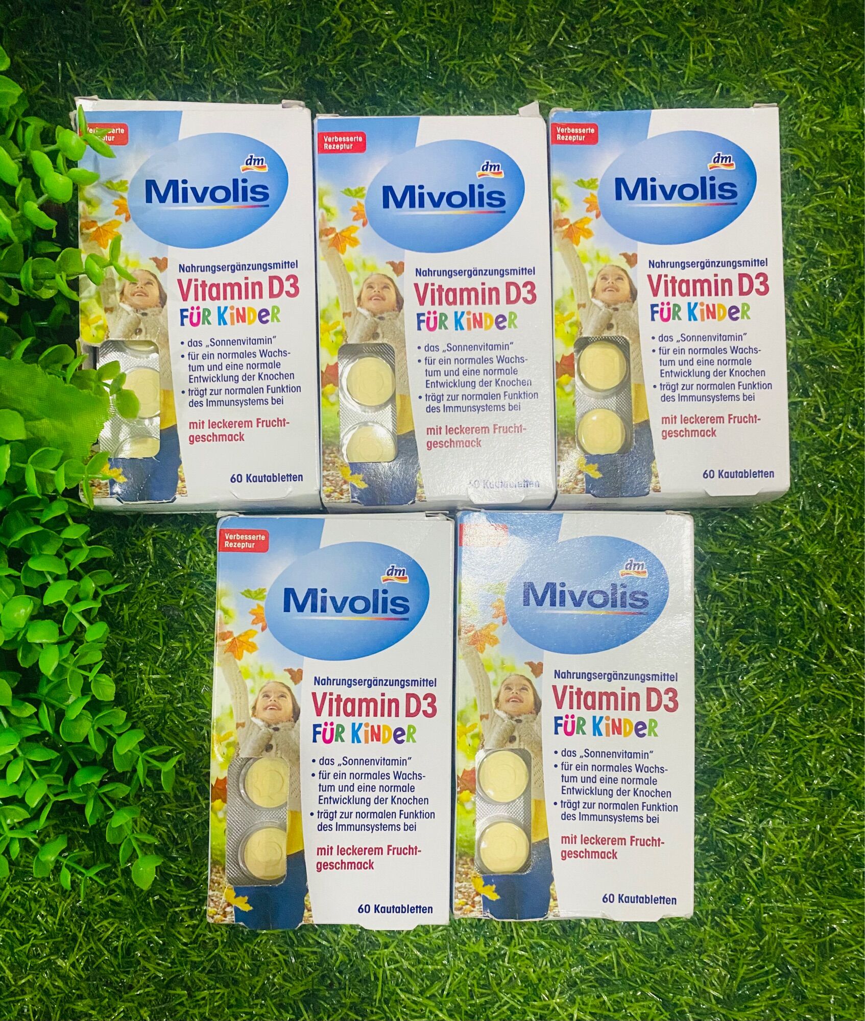 🧸Viên ngậm bổ sung Vitamin D3 Fur Kinder của Đức cho bé từ 4 tuổi - 60 viên🧸